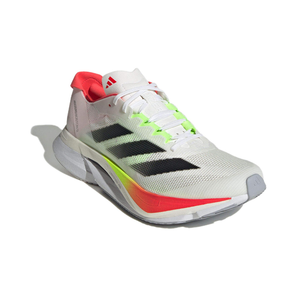 Adidas Adizero Boston 12 'White Core Black Lucid Red' Женские