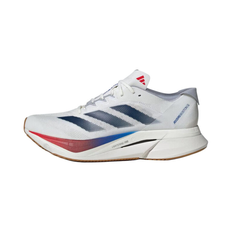 Adidas Adizero Boston 12 'White Dark Blue Pure Ruby' Мужские