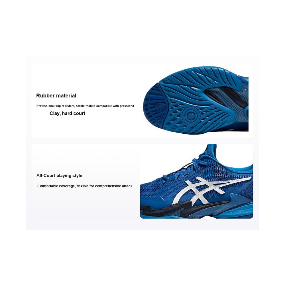 ASICS Court Ff 3 Novak 'True Blue Pure Silver' Мужские