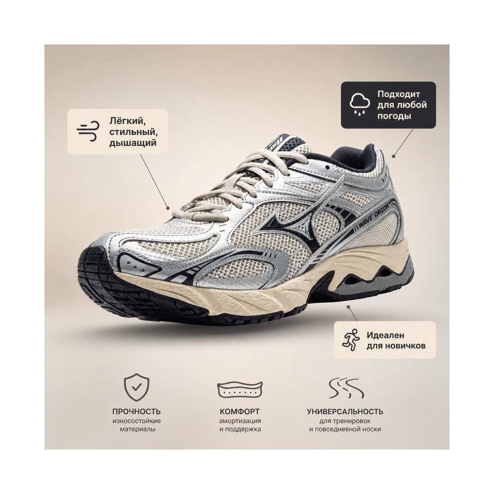 Mizuno Wave Orion 'Multicolor' Мужские