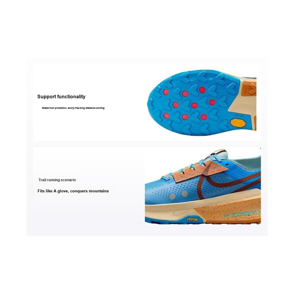 Nike Zegama Trail 2 'Royal Pulse / White / Metallic Silver' Мужские