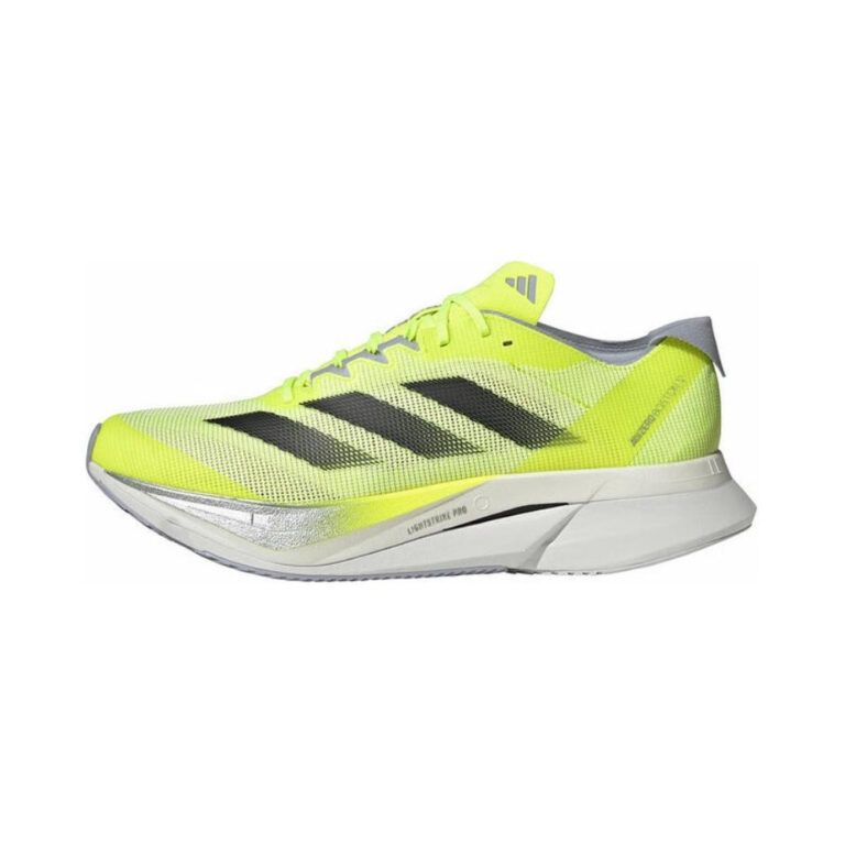 Adidas Adizero Boston 12 'Lucid Lemon Core Black Silver Metallic' Мужские
