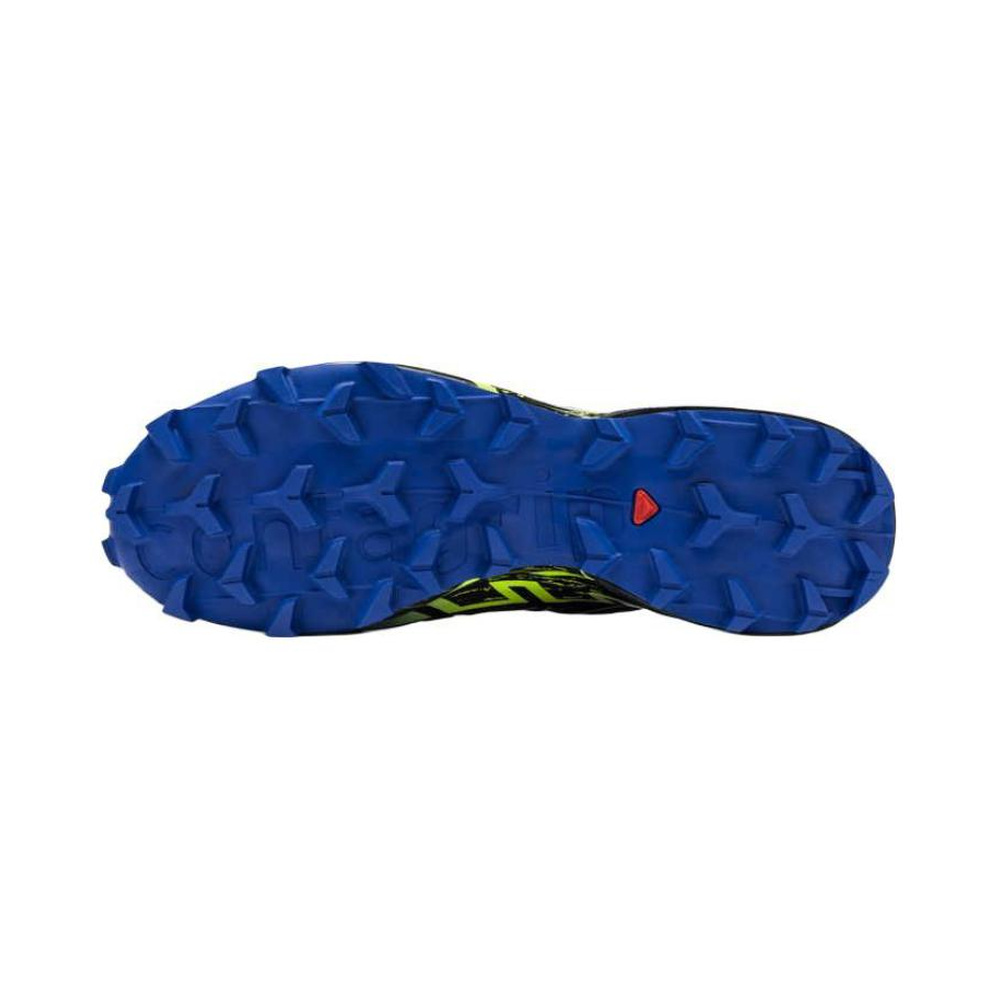 Salomon Speedcross 6 'Black / Surf The Web / Safety Yellow' Мужские