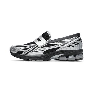 Silver Metallic Black