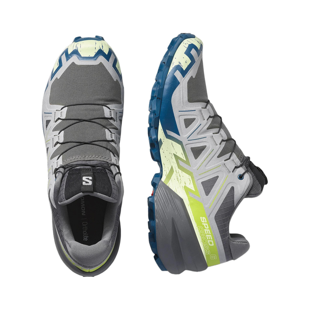 Salomon Speedcross 6 'Castle Rock / Lime / Cream' Мужские