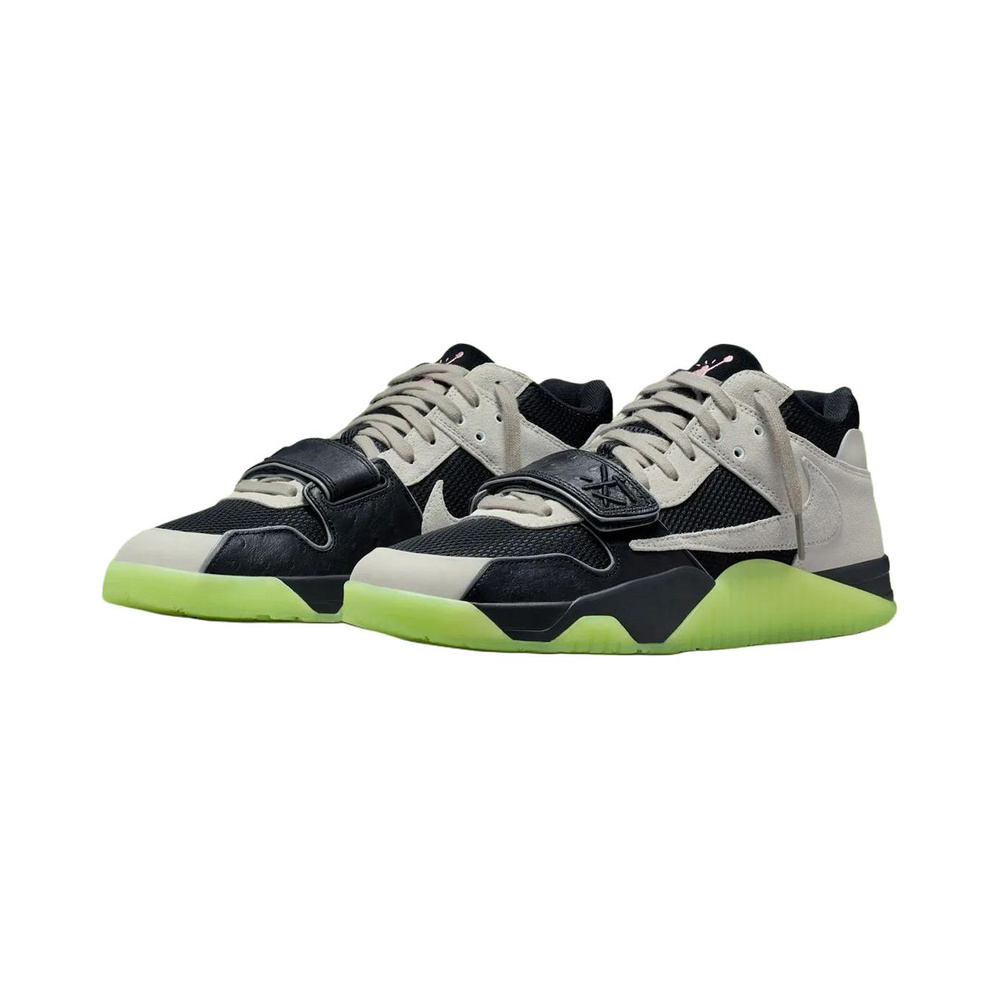 Jordan Jumpman Jack Travis Scott 'Barely Green / Hyper Crimson / Black / Chrome' Мужские