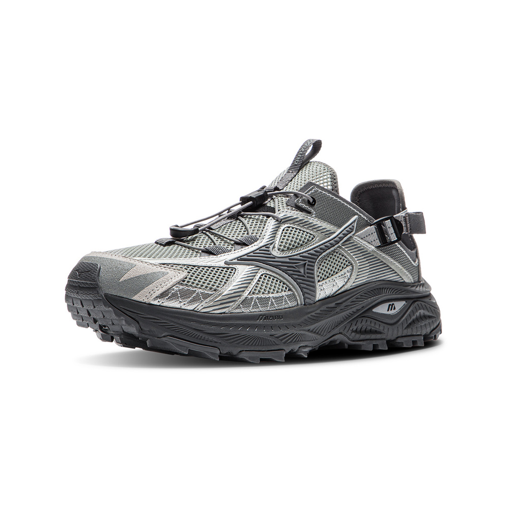 Mizuno Racer Trail 'Grey / Silver / Dark Grey' Мужские