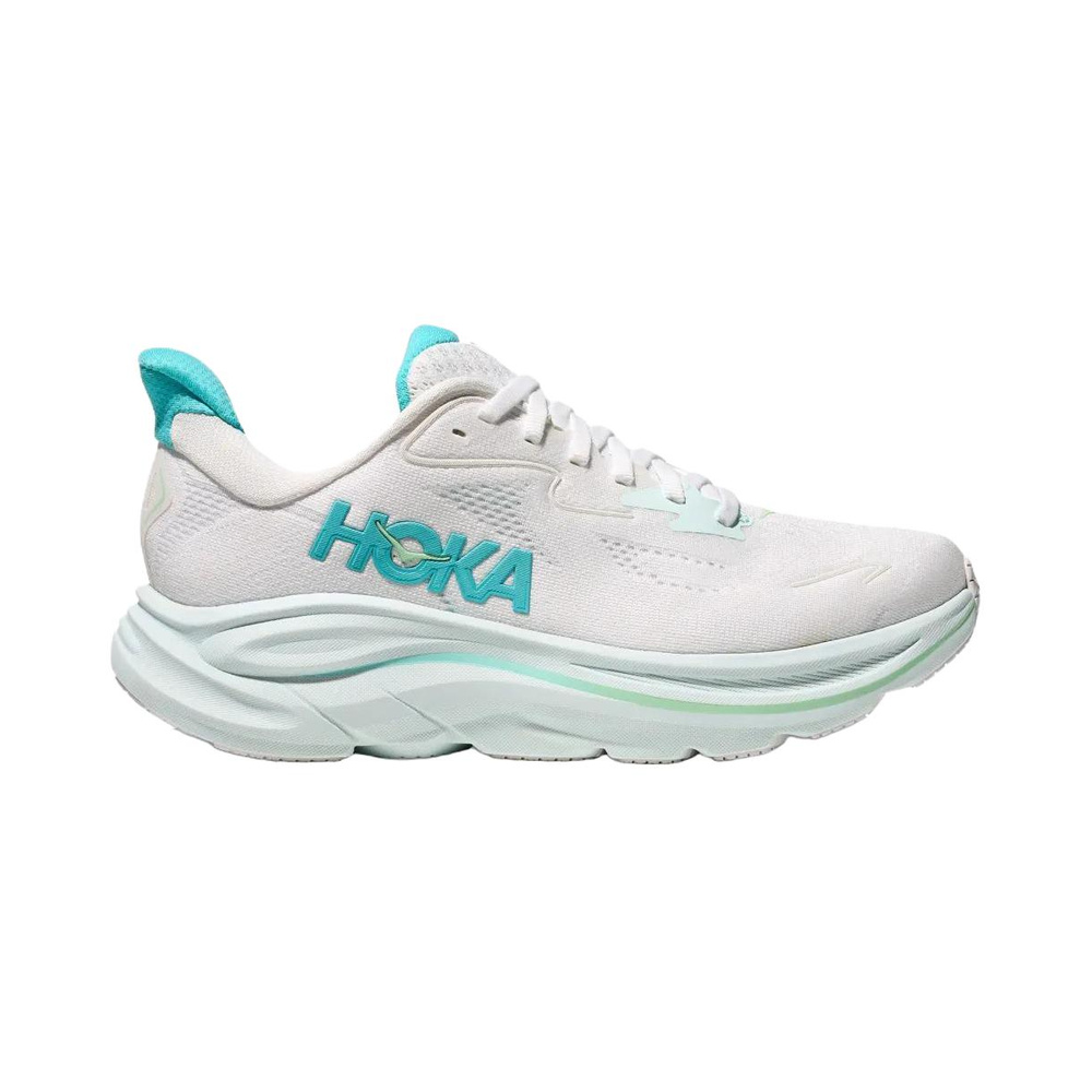 Hoka One Clifton 10 'White Cielo Blue' Женские
