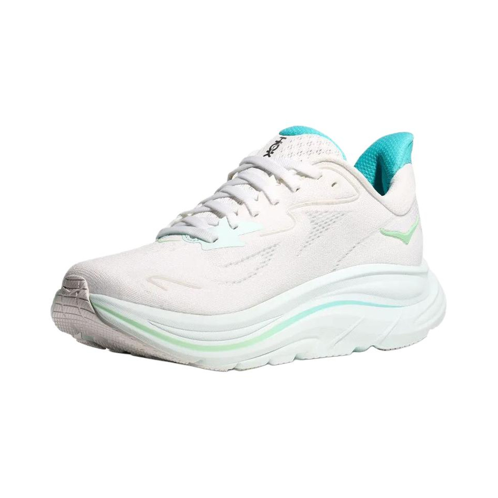 Hoka One Clifton 10 'White Cielo Blue' Женские