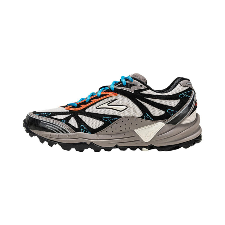 Brooks Cascadia 1 'Moon Grey / Black / Orange Red' Мужские