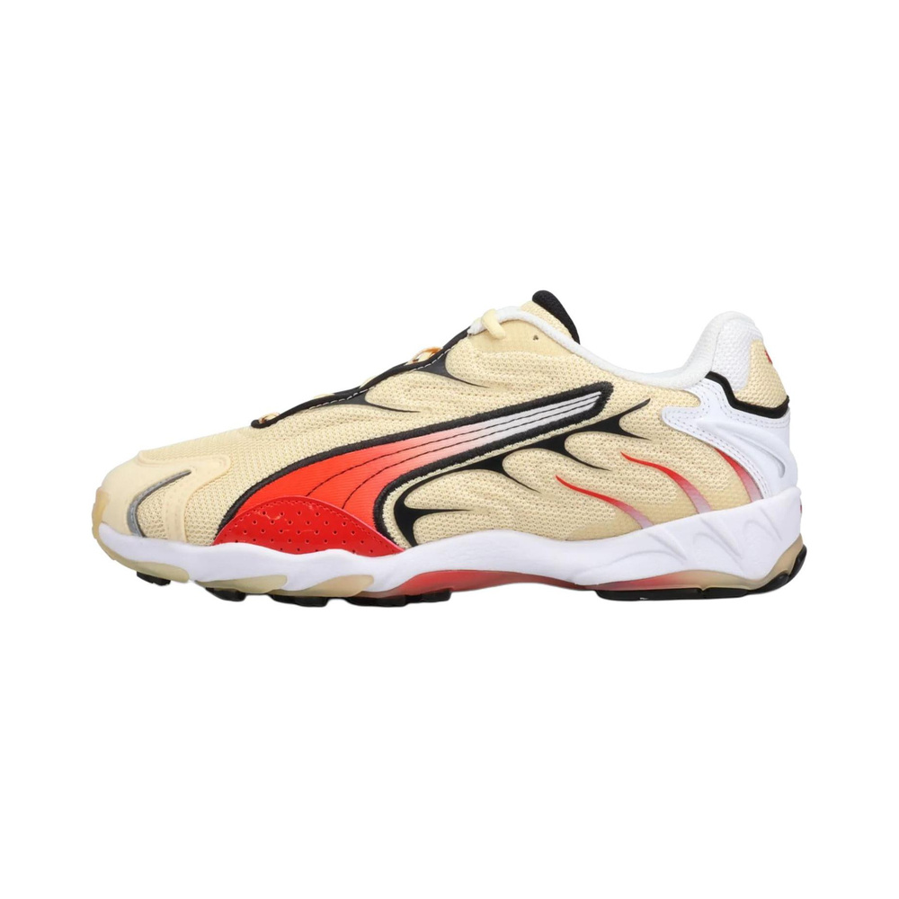 Beige / Red