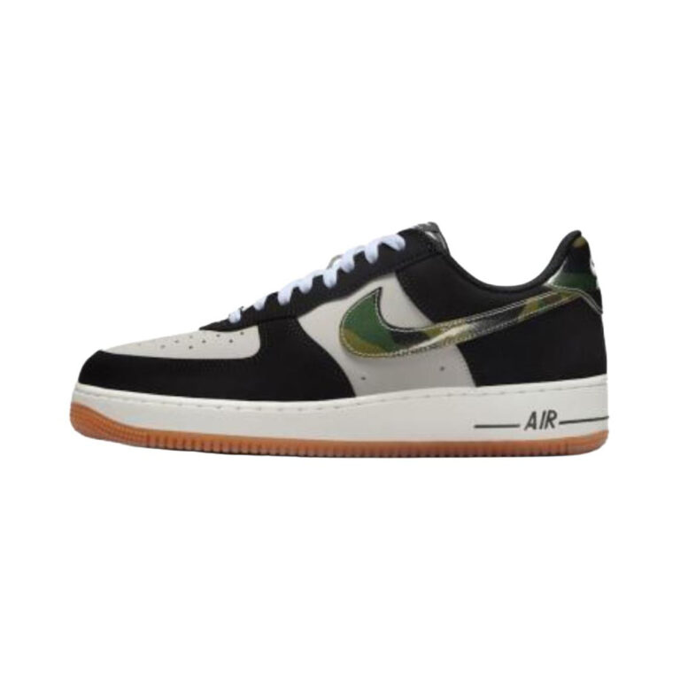 Nike Air Force 1 'Black Patent Camo Swoosh' Мужские