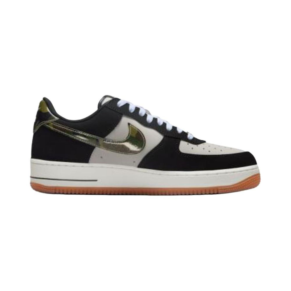Nike Air Force 1 'Black Patent Camo Swoosh' Мужские