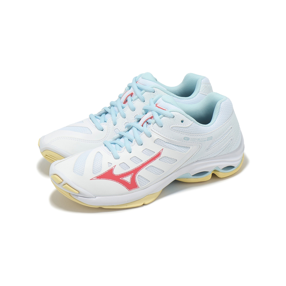 Mizuno Wave Voltage 2 'White / Red / Yellow' Женские