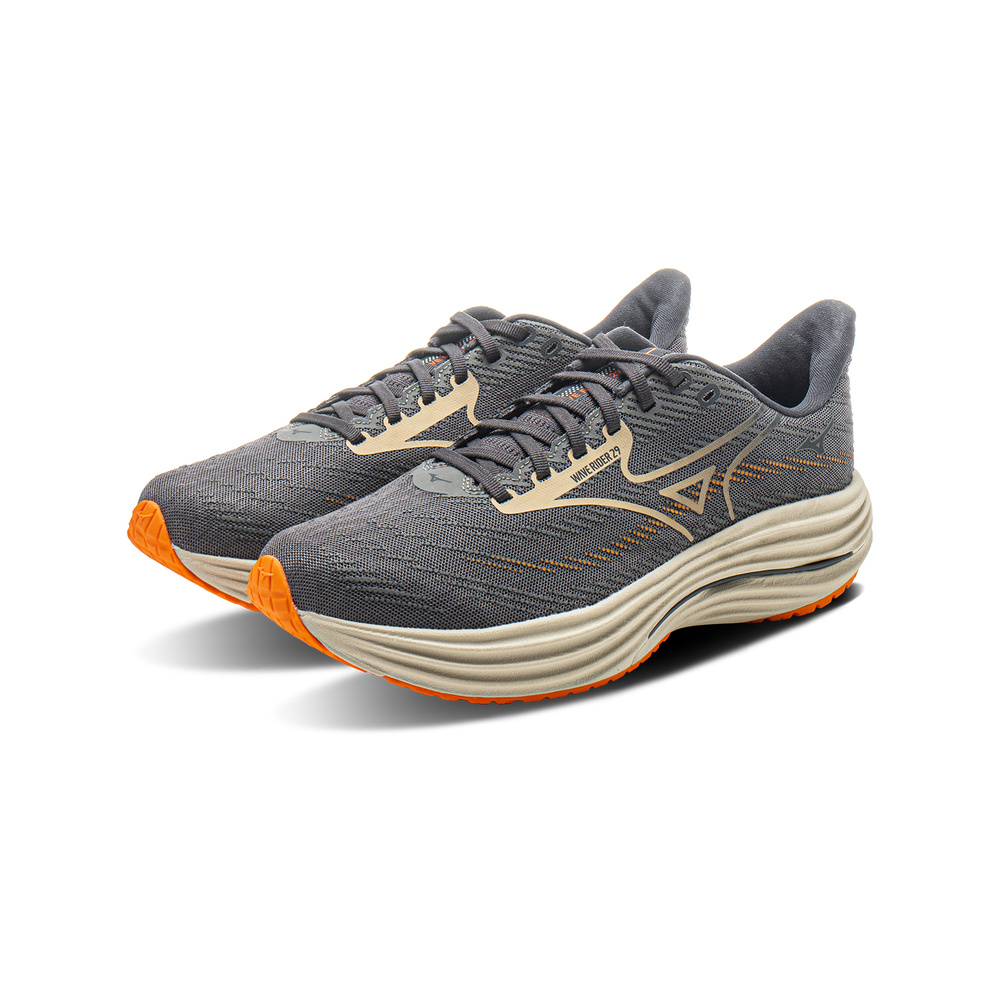 Mizuno Wave Rider 29 'Grey / Orange' Мужские