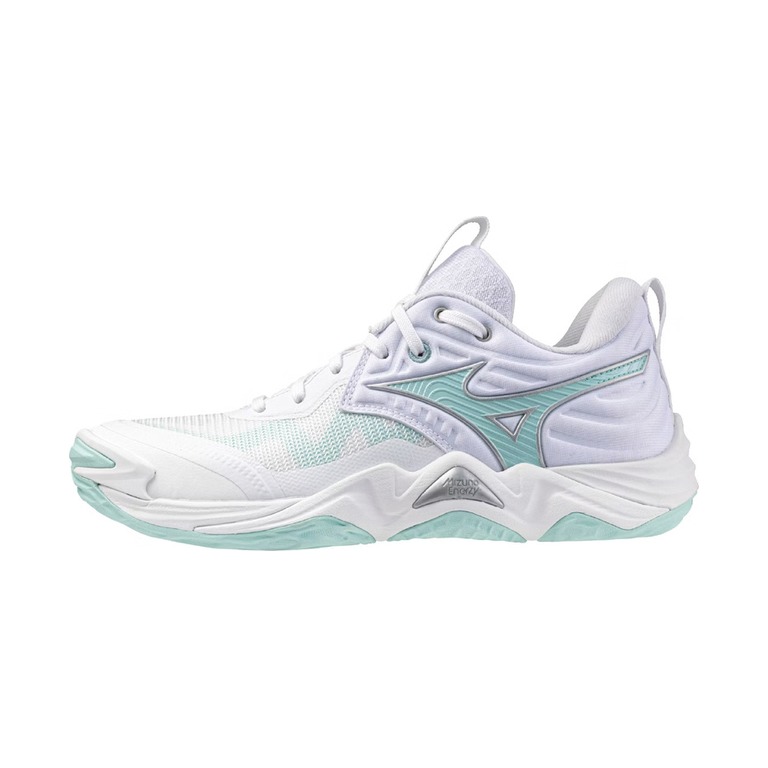Mizuno Wave Momentum Elite 'White Green' Женские