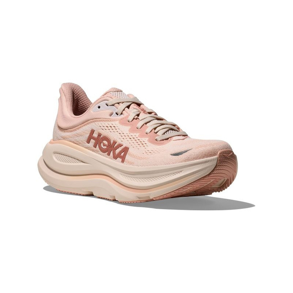 Hoka Bondi 9 'Rose Latte Rose Cream' Женские