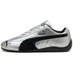 Metallic Silver Black