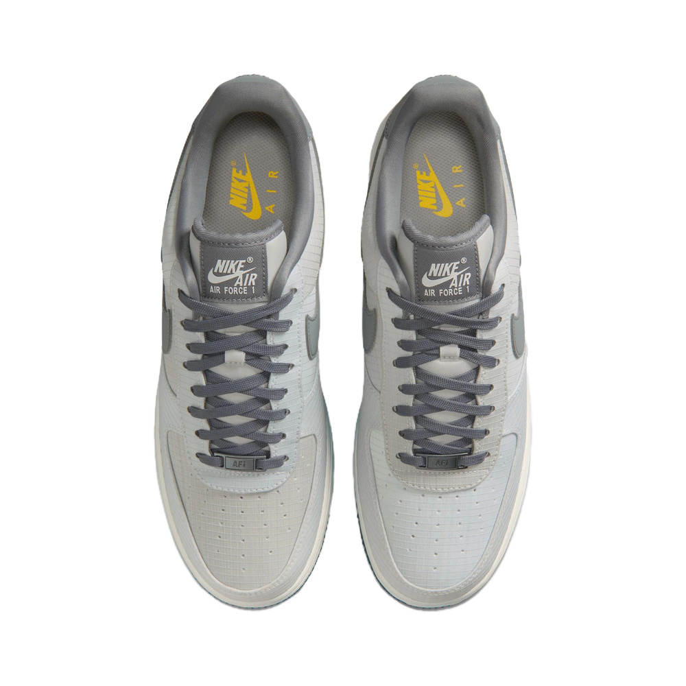 Nike Air Force 1 'Summit White / Light Bone / Speed Yellow / Smoke Grey' Мужские