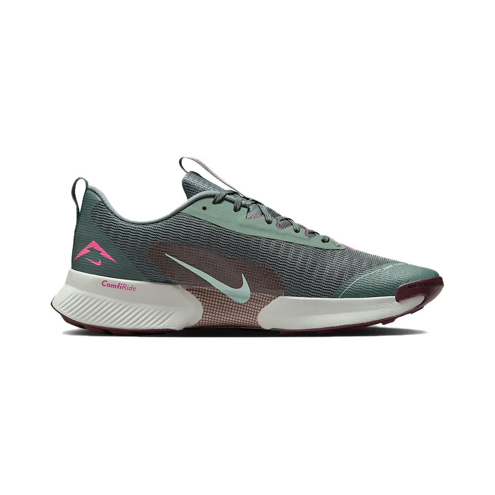 Nike Juniper Trail 3 'Clay Green / Burgundy Crush / Light Silver / Mint Foam' Мужские