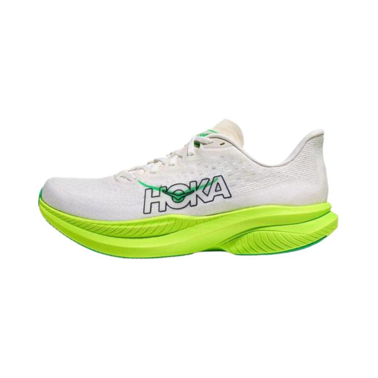 Hoka Mach 6 'White Neon Lime' Мужские