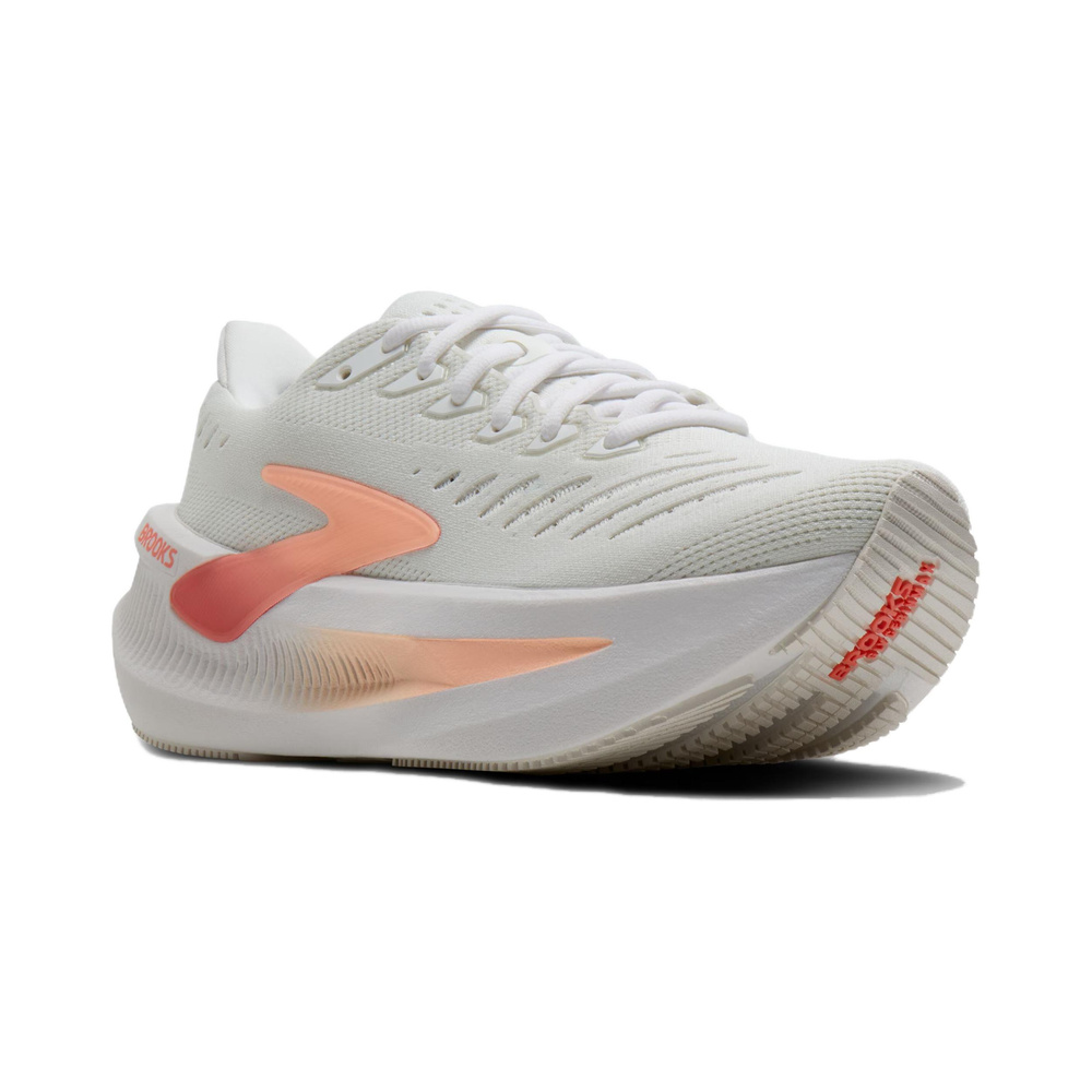 Brooks Glycerin 'White / Coral' Женские