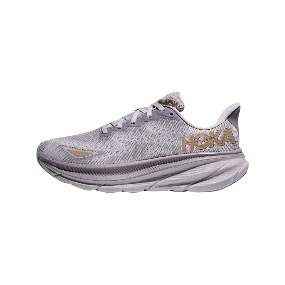Hoka One Clifton 9 'Frost Yellow Sun' Женские