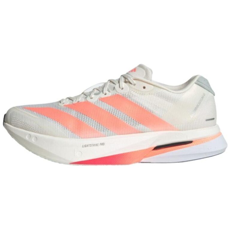 Adidas Adizero Boston 13 'Footwear White / Core Black / Lucid Red' Мужские