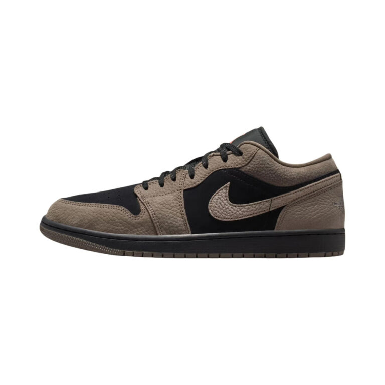Air Jordan 1 'Black / Light Wild Mango / Olive Grey' Мужские