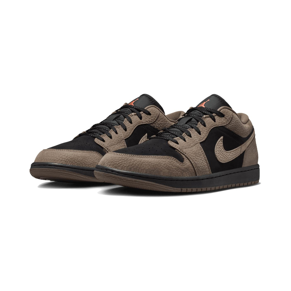 Air Jordan 1 'Black / Light Wild Mango / Olive Grey' Мужские