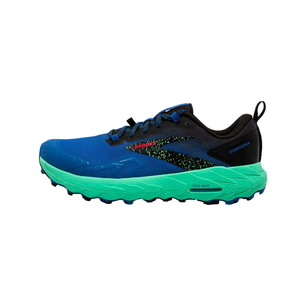 Brooks Cascadia 17 'Victoria Blue Black Spring Bud' Мужские