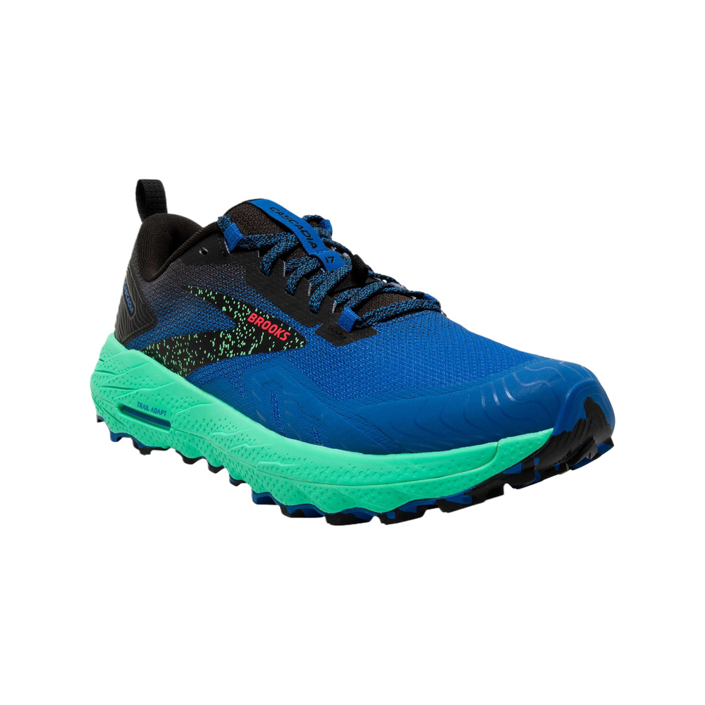 Brooks Cascadia 17 'Victoria Blue Black Spring Bud' Мужские