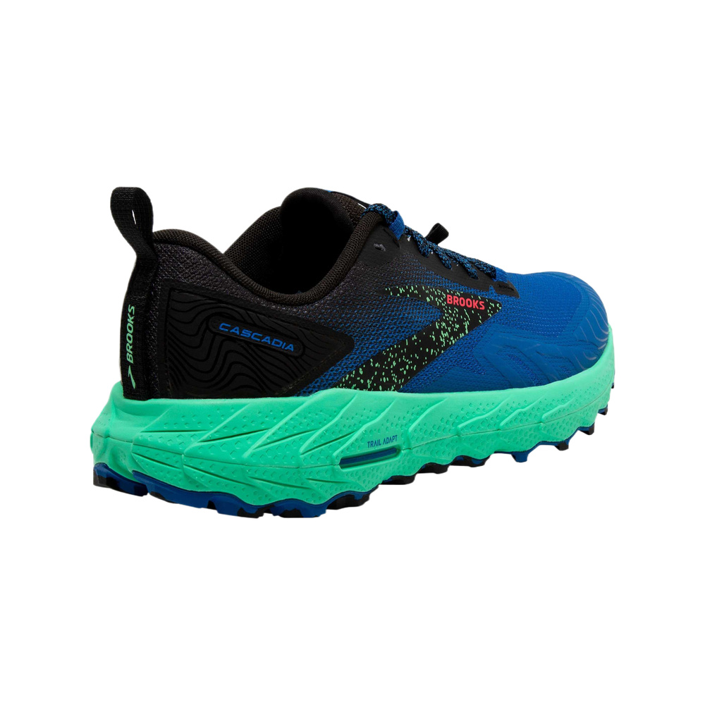 Brooks Cascadia 17 'Victoria Blue Black Spring Bud' Мужские