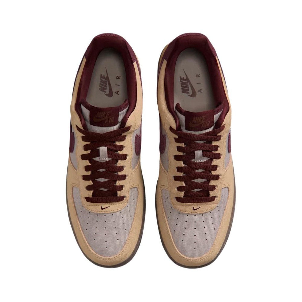 Nike Air Force 1 'Linen / Moon Particle / Mink Brown / Burgundy Crush' Мужские