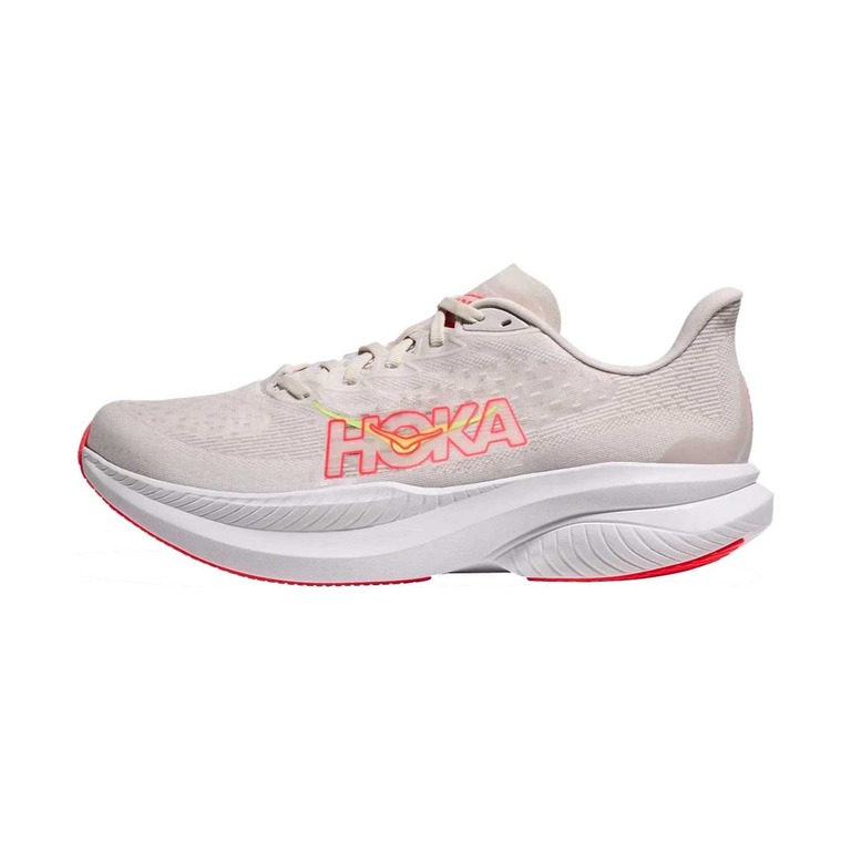 Hoka Mach 6 'Grey / Bright Orange Red' Мужские
