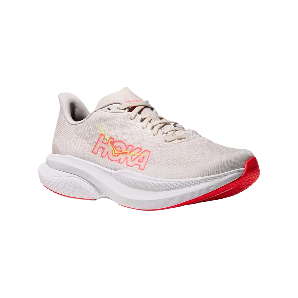 Hoka Mach 6 'Grey / Bright Orange Red' Мужские