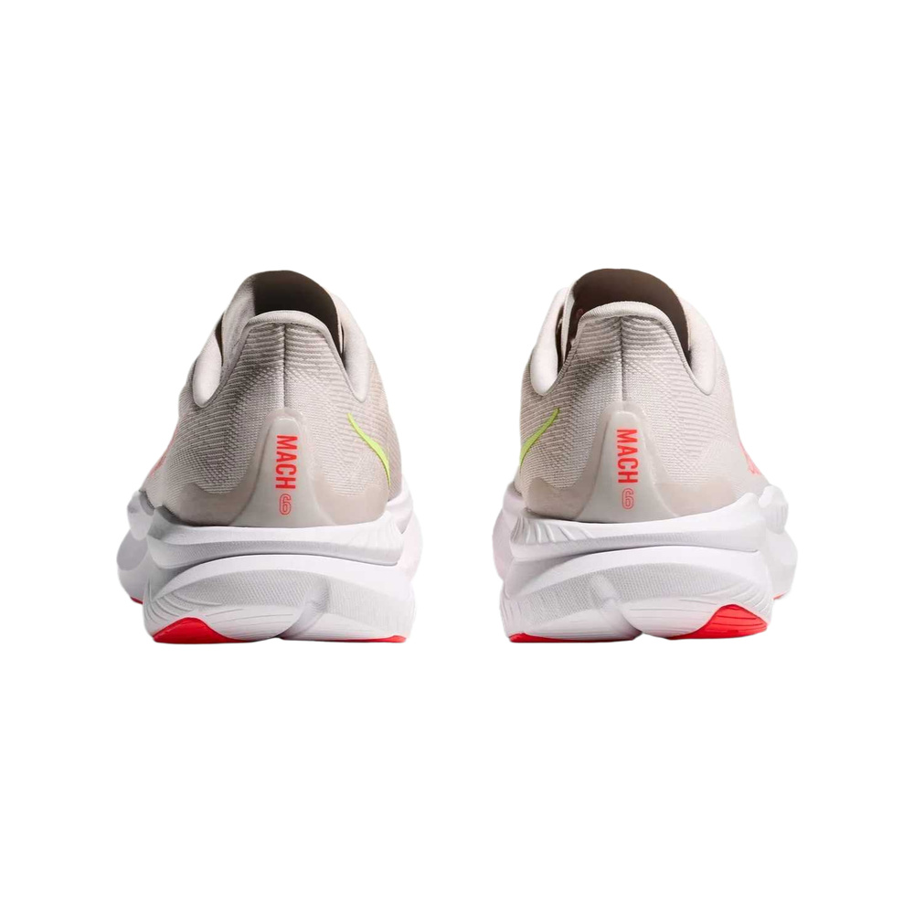 Hoka Mach 6 'Grey / Bright Orange Red' Мужские