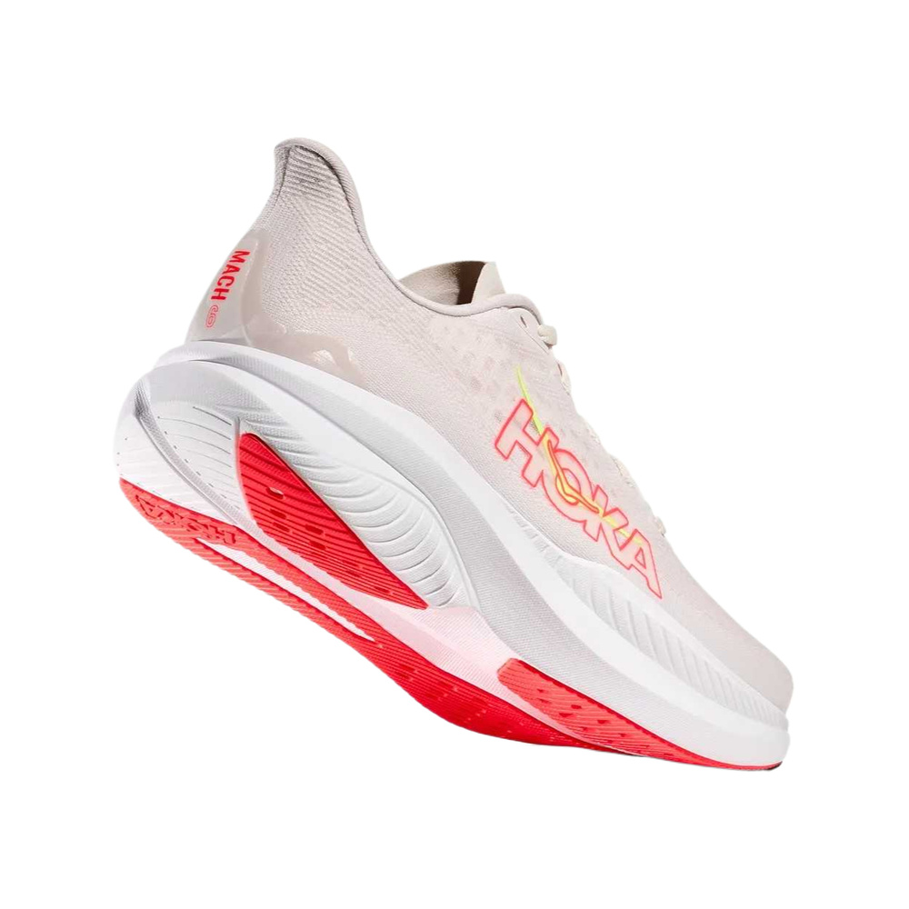 Hoka Mach 6 'Grey / Bright Orange Red' Мужские