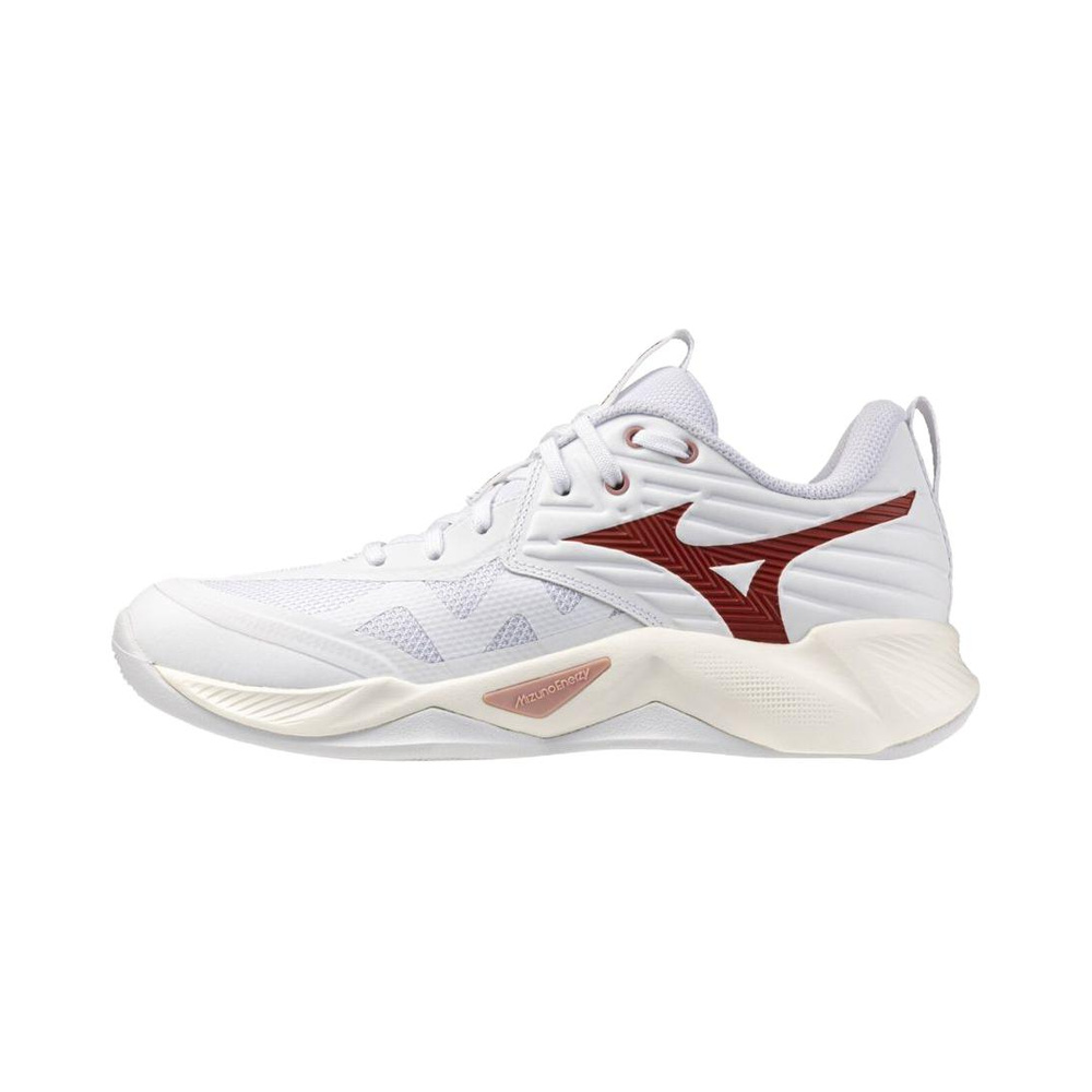 Mizuno Wave Momentum Pro 'White Red' Женские