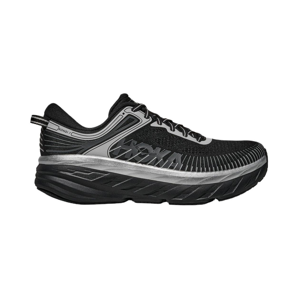 Hoka Bondi 7 'Black Silver' Мужские