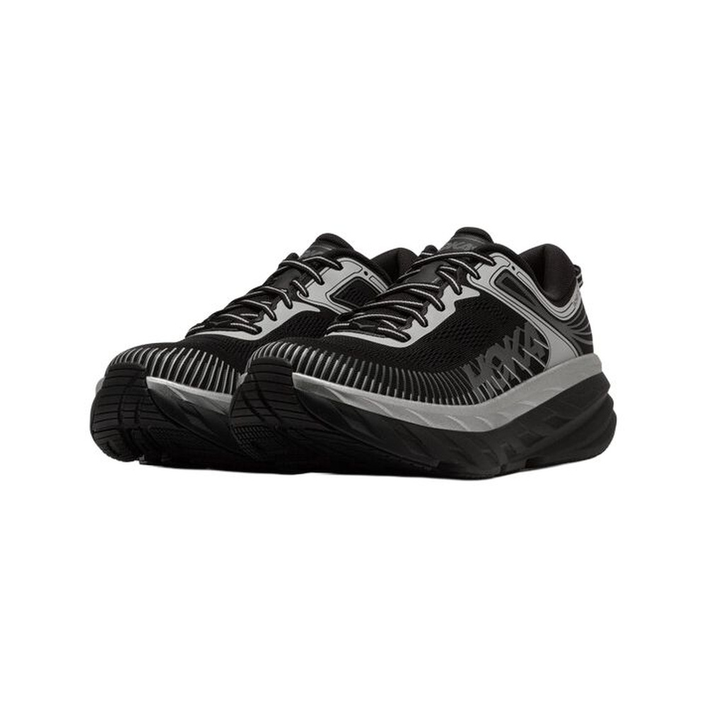 Hoka Bondi 7 'Black Silver' Мужские