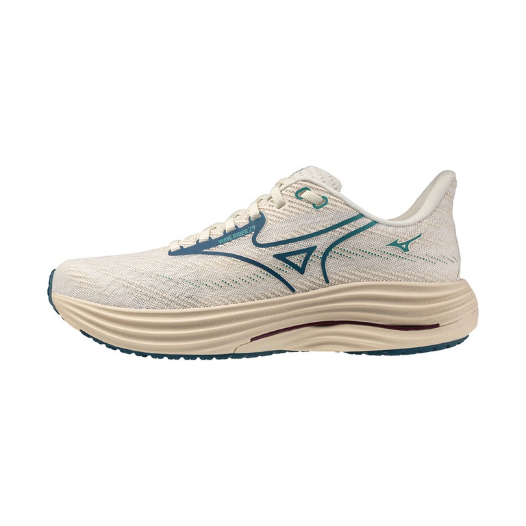 Mizuno Wave Rider 29 'Snow / Aqua Blue / Sand' Мужские