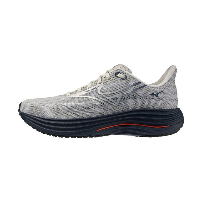 Mizuno Wave Rider 29 'Grey / Silver / Navy Blue' Мужские