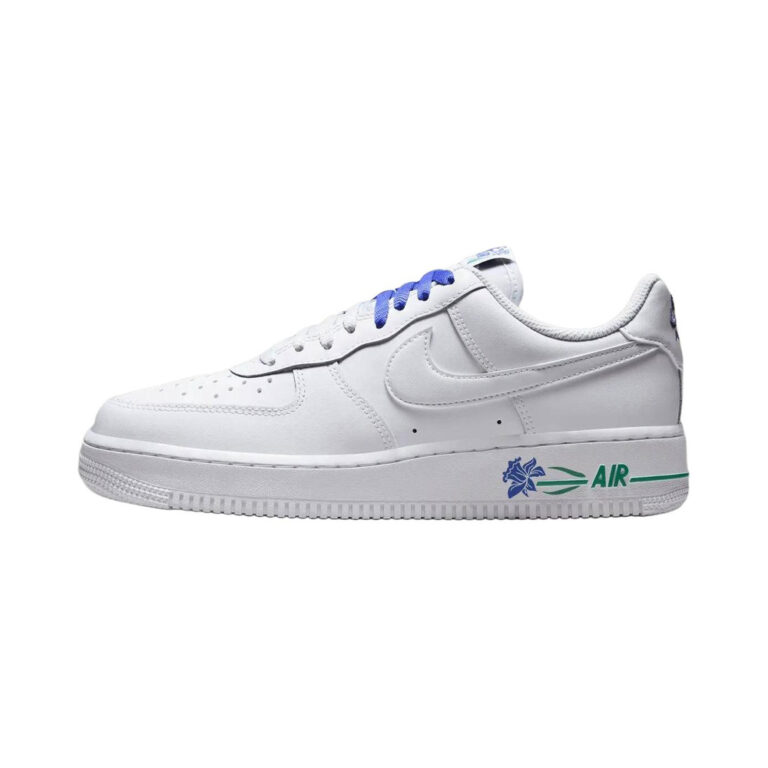 Nike Air Force 1 'White / Persian Violet / Stadium Green / White' Женские