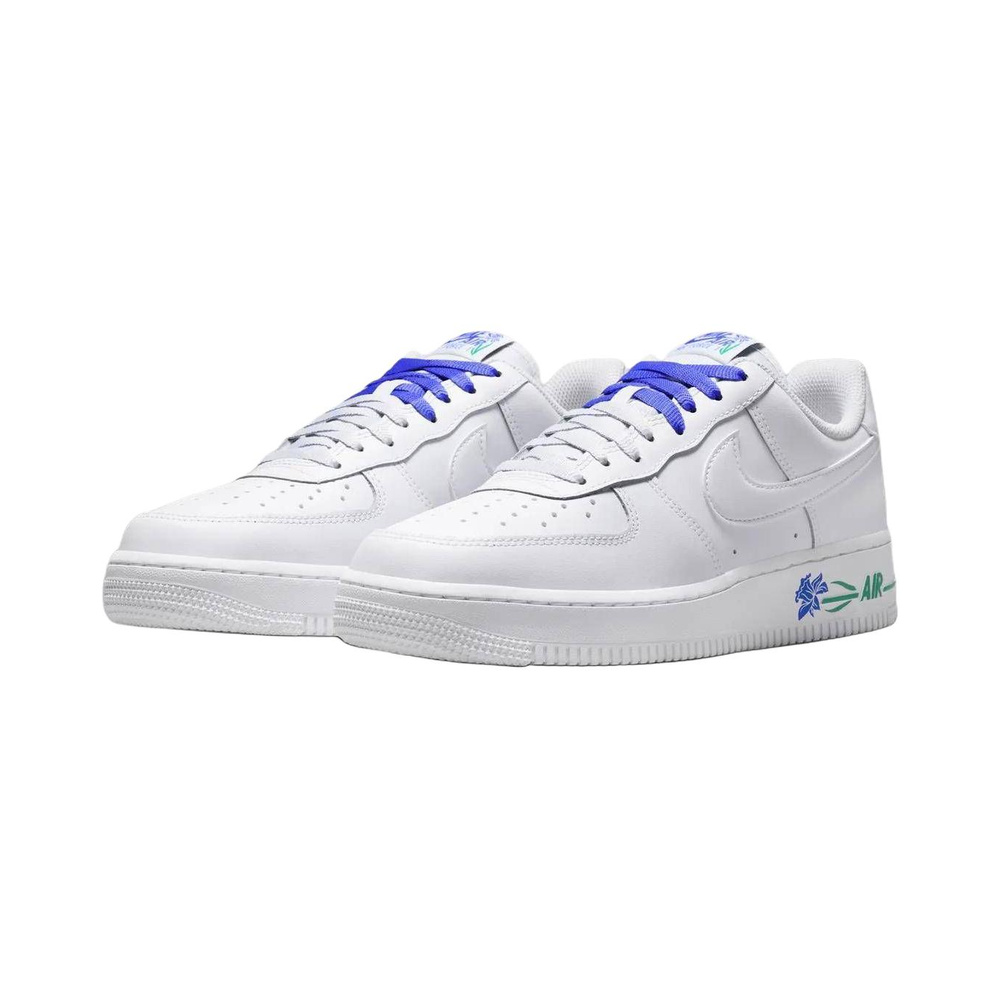 Nike Air Force 1 'White / Persian Violet / Stadium Green / White' Женские