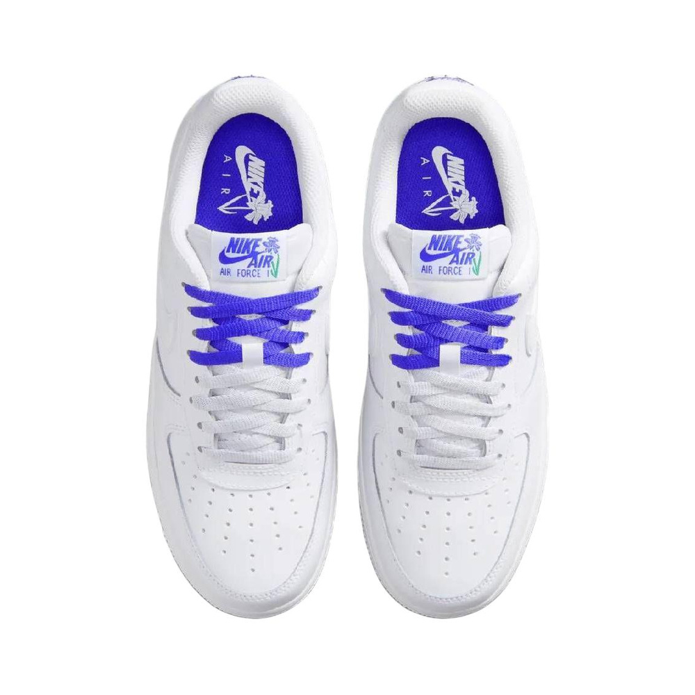 Nike Air Force 1 'White / Persian Violet / Stadium Green / White' Женские