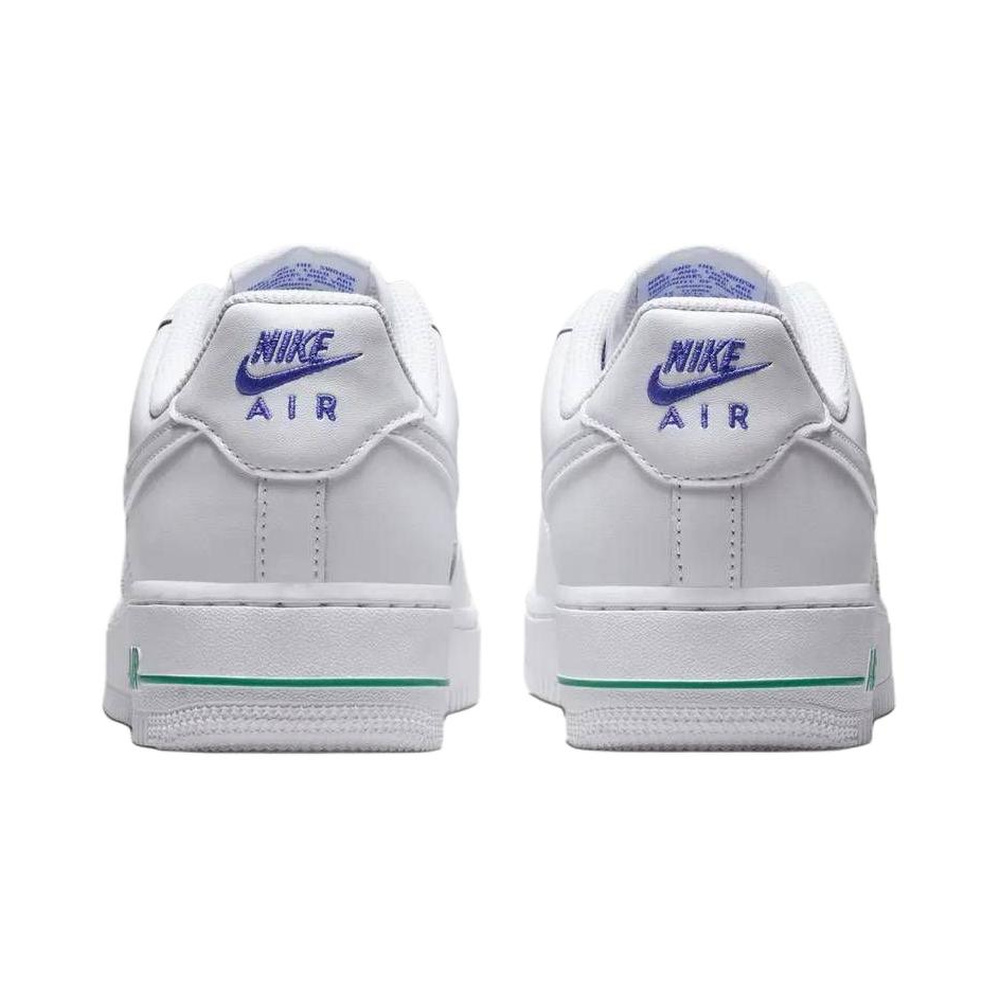 Nike Air Force 1 'White / Persian Violet / Stadium Green / White' Женские