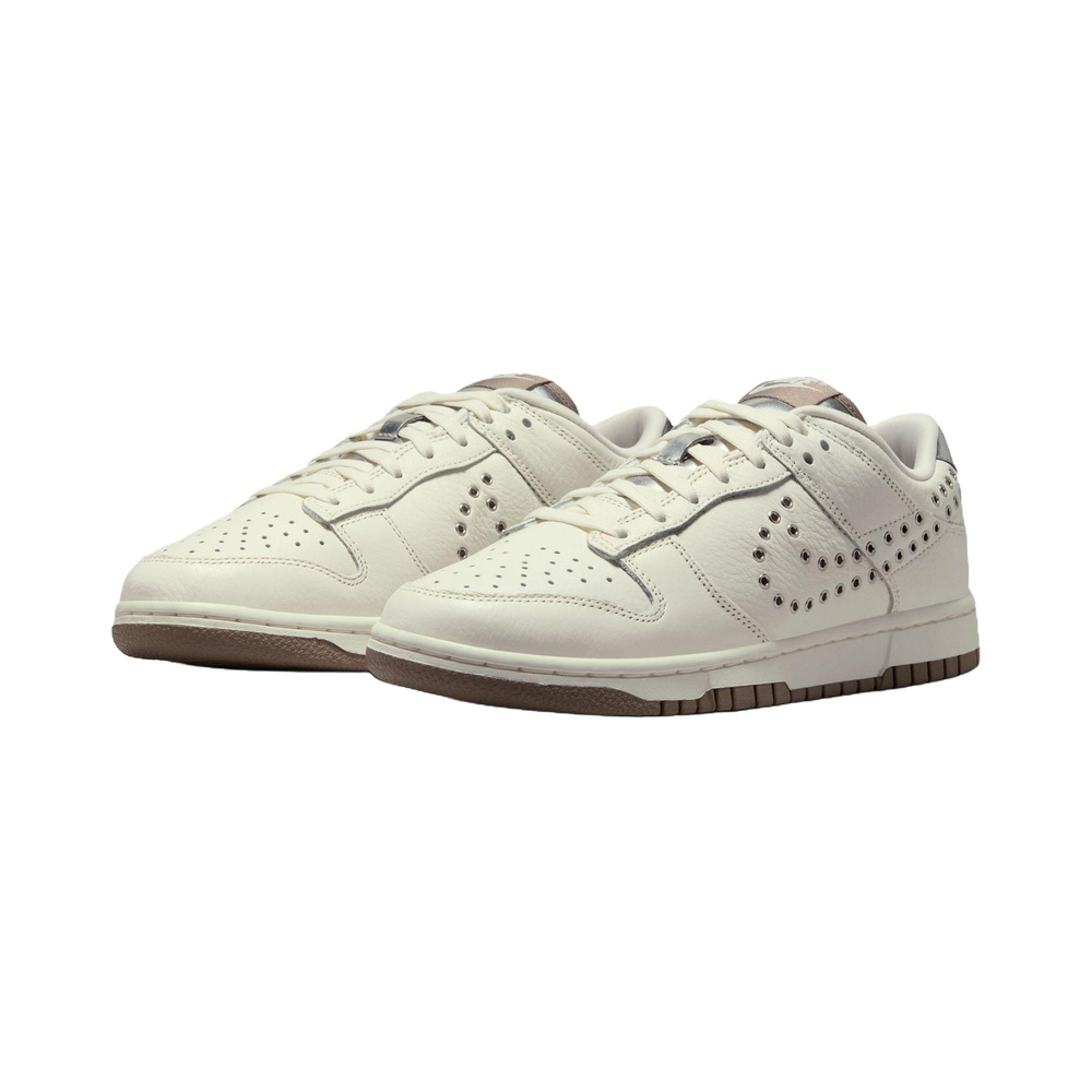 Nike Dunk 'Sail / Mink Brown / Metallic Silver' Женские