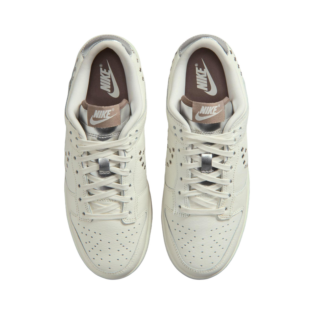 Nike Dunk 'Sail / Mink Brown / Metallic Silver' Женские