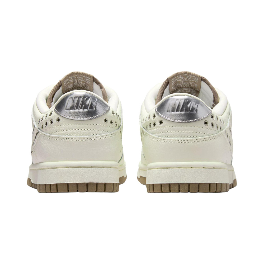 Nike Dunk 'Sail / Mink Brown / Metallic Silver' Женские